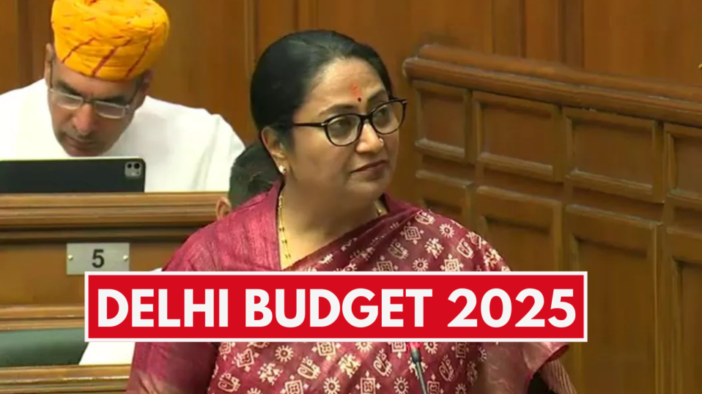 Delhi Budget 2025 : Rekha Gupta Presents Rs 1 Lakh Crore Plan with Focus on Women, Water, and Health