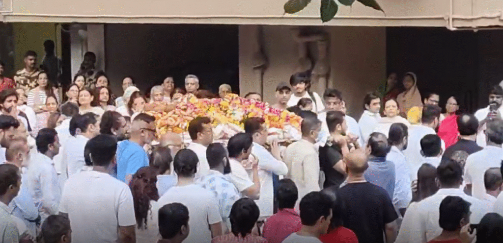 Shefali Jariwala Cremated In Mumbai; Husband Parag Tyagi In Tears During Emotional Farewell