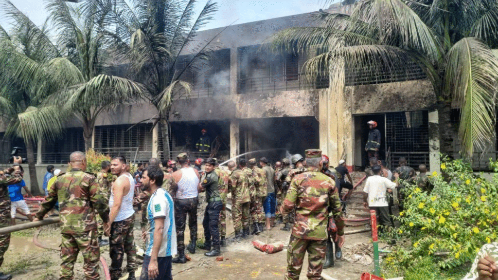 Bangladesh Air Force Training Jet Crashes In Dhaka; At Least One Dead