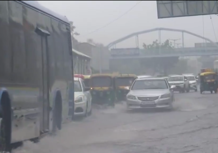 Heavy Rain Paralyses Delhi, Sparks Waterlogging and Travel Chaos