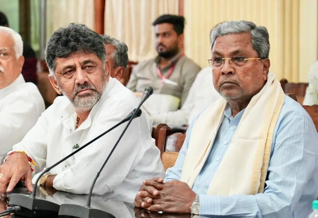 Clash at Karnataka Bhavan: DK Shivakumar’s Aide Accuses Siddaramaiah Camp Official of Assault With Shoe