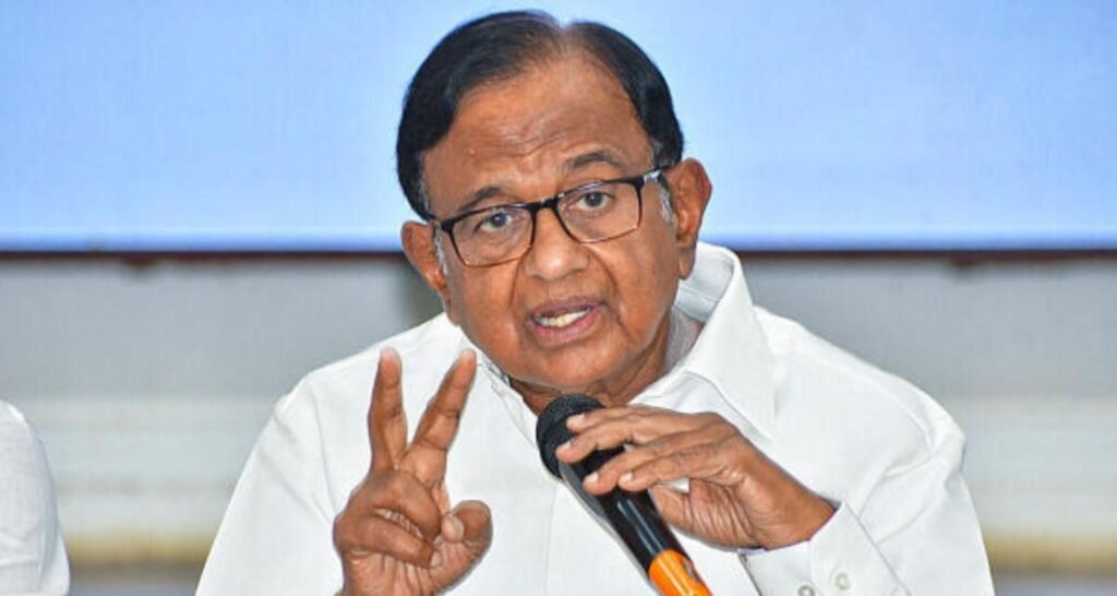 Chidambaram Flags 6.5 Lakh "Illegal" Voter Additions in Tamil Nadu