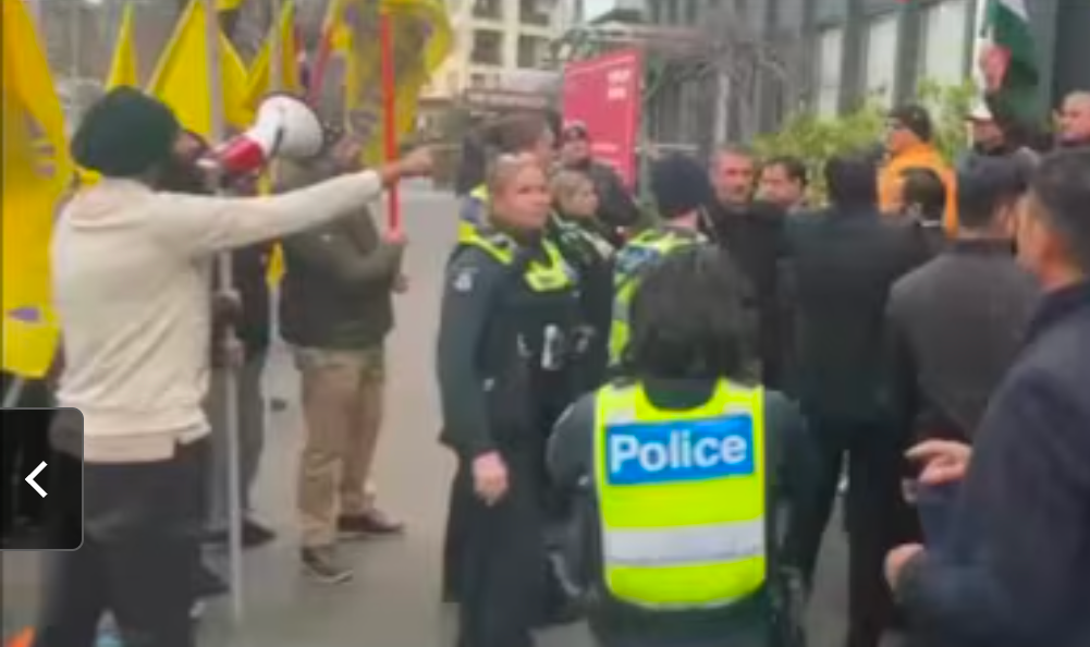 Khalistani Supporters Disrupt Indian Independence Day Event in Melbourne; Ruckus Outside Consulate
